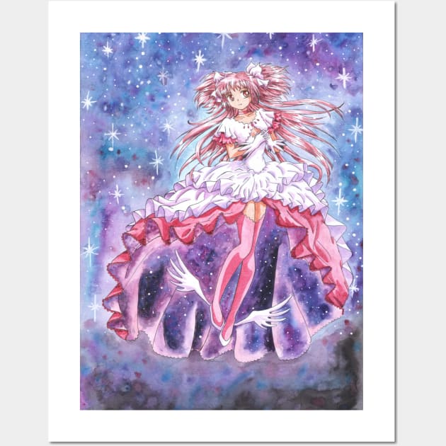 Madoka Magika Wall Art by eosofdawn